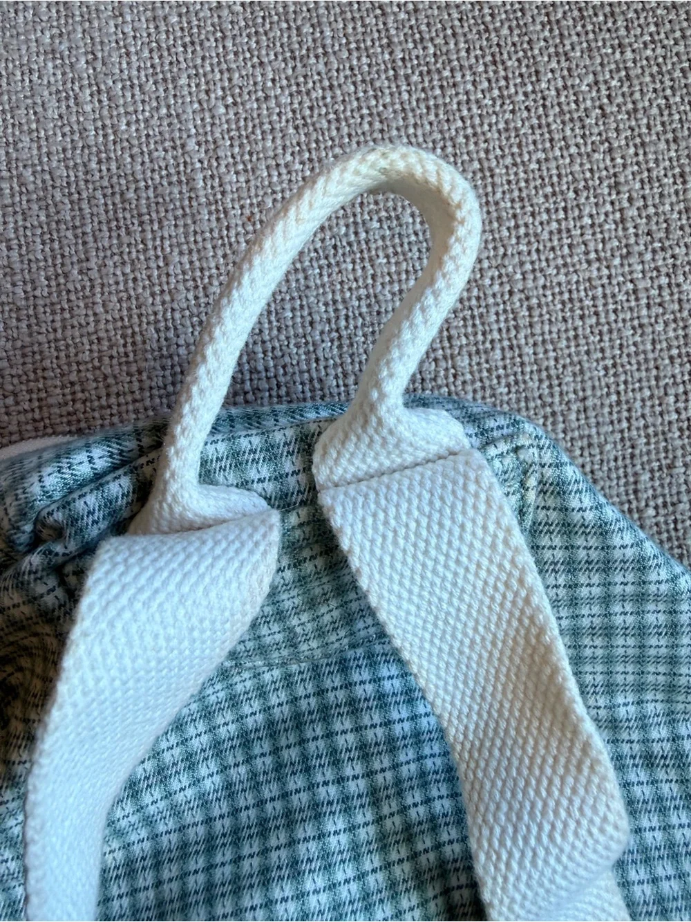 John Galt California Green Plaid Mini Backpack